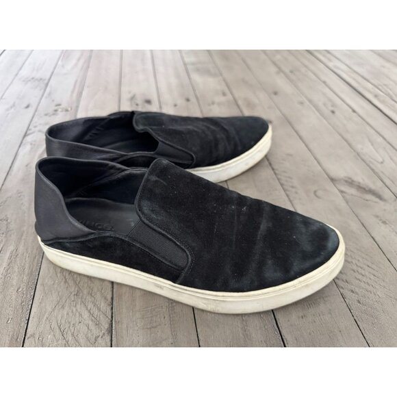 VINCE Garvey Fold Down Pointed Slip On Sneaker Blk Size 37 7 - Picture 5 of 6